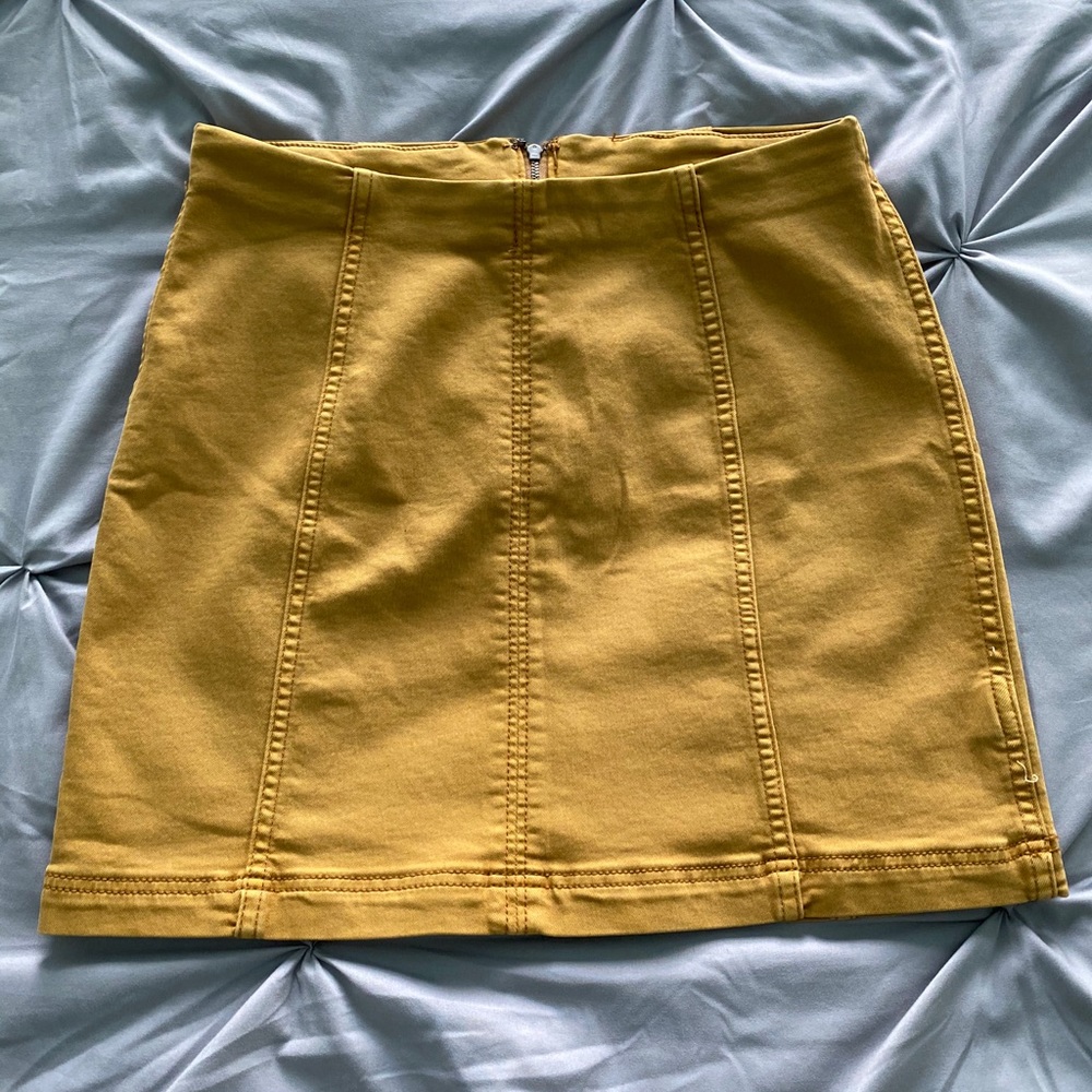 Free People Modern Femme Denim Mini Skirt